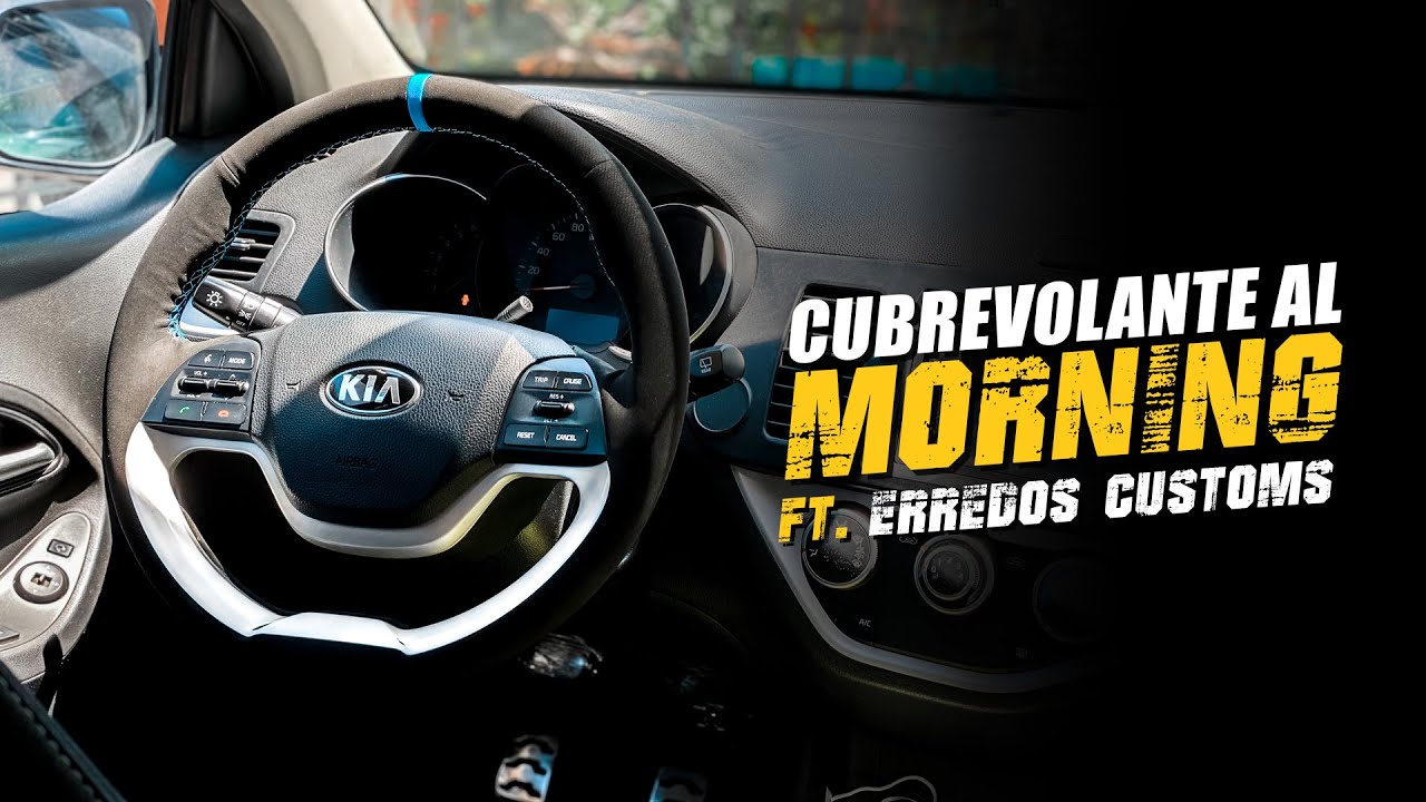 Instalé cubrevolante de ALCÁNTARA al kia morning/picanto 2017 🔥 feat. ERREDOS CUSTOMS