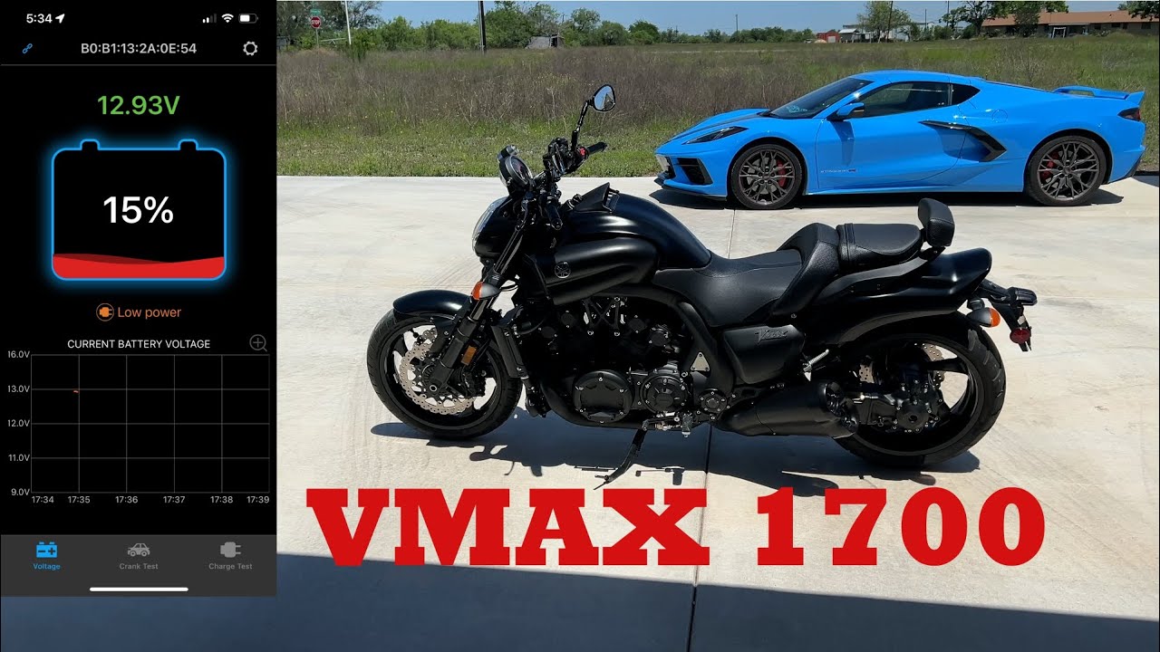 Dead Lithium Motorcycle Battery | Yamaha VMAX 1700