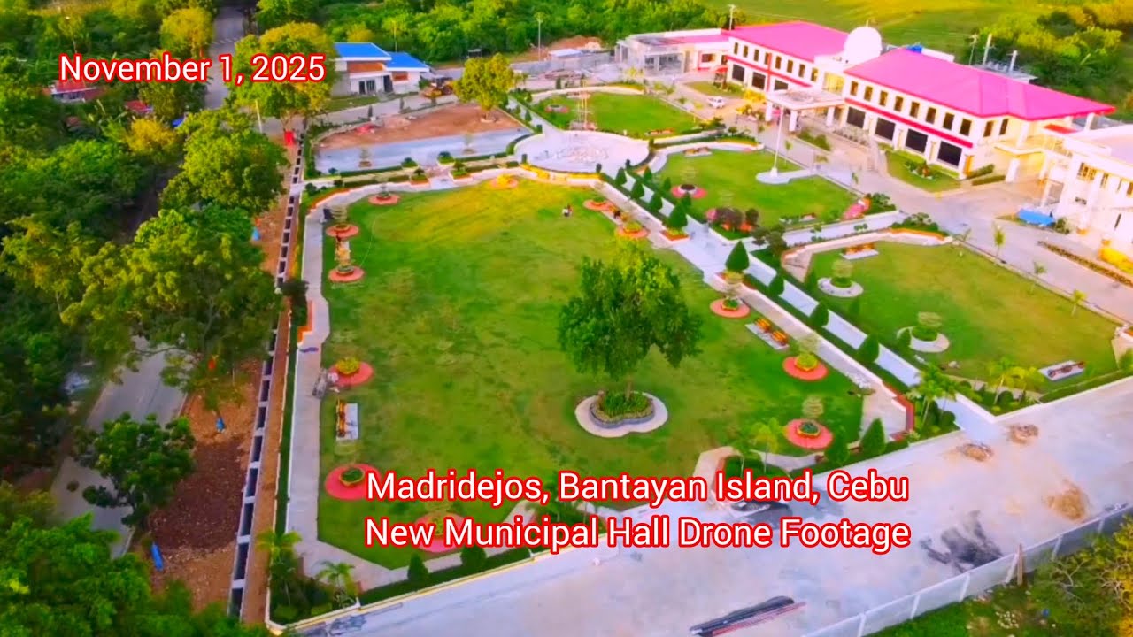 New Municipal Hall in Madridejos, Bantayan Island, Cebu||November 1,2025 Drone Footage 