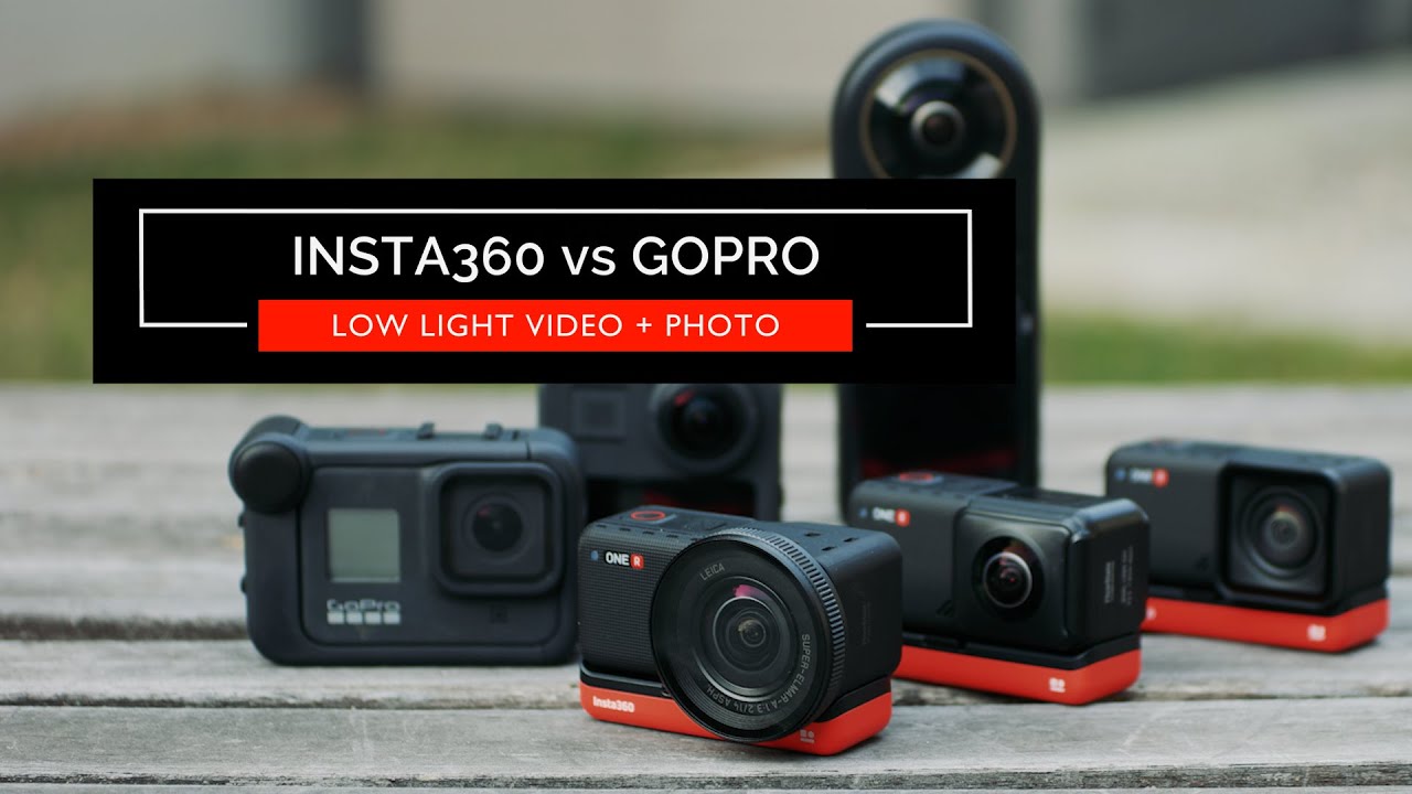 Insta360 One R vs GoPro MAX and Hero 8 Low Light (Video + Photo + Stabilization)