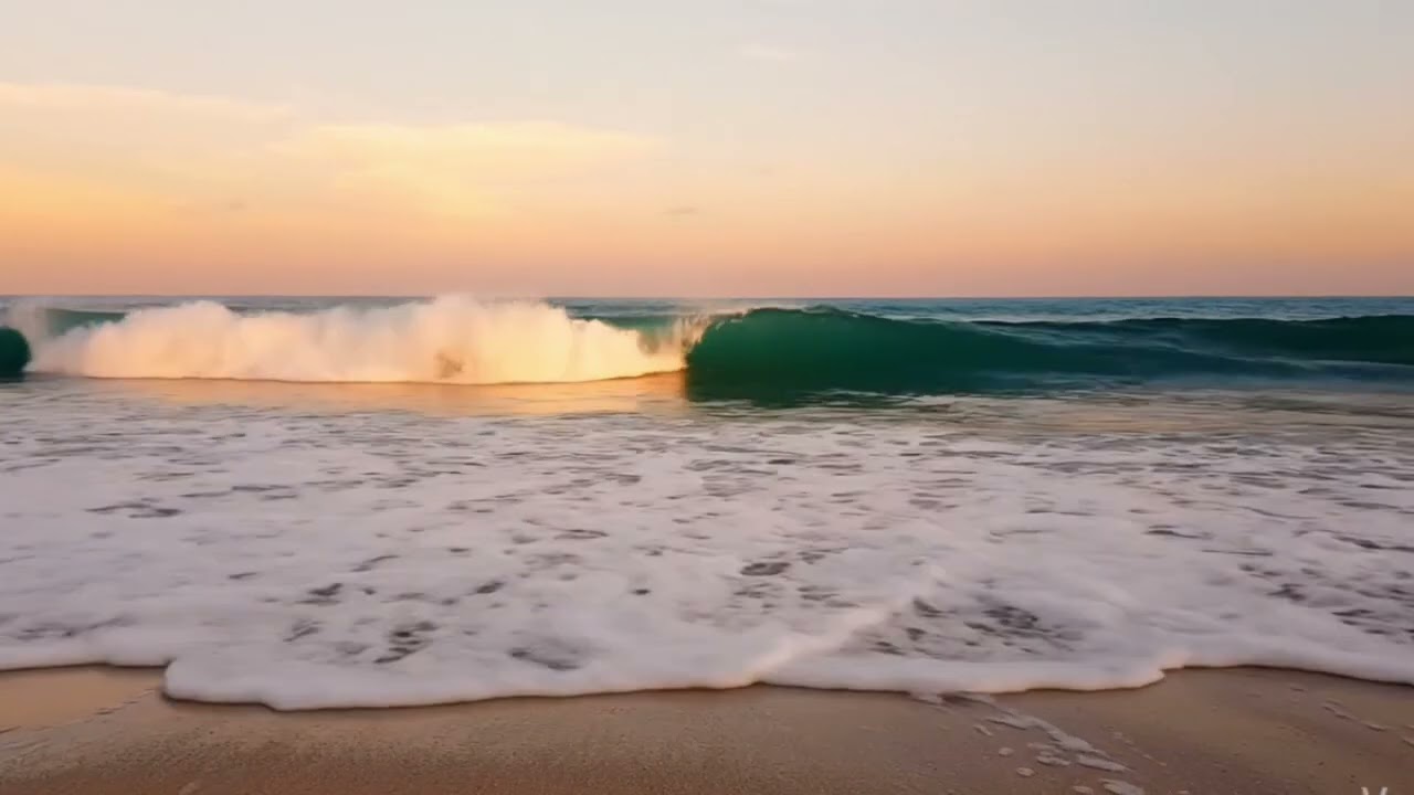 Soothing Ocean Waves 🌊 No Fade, Seamless Loop | Stress Relief Audio