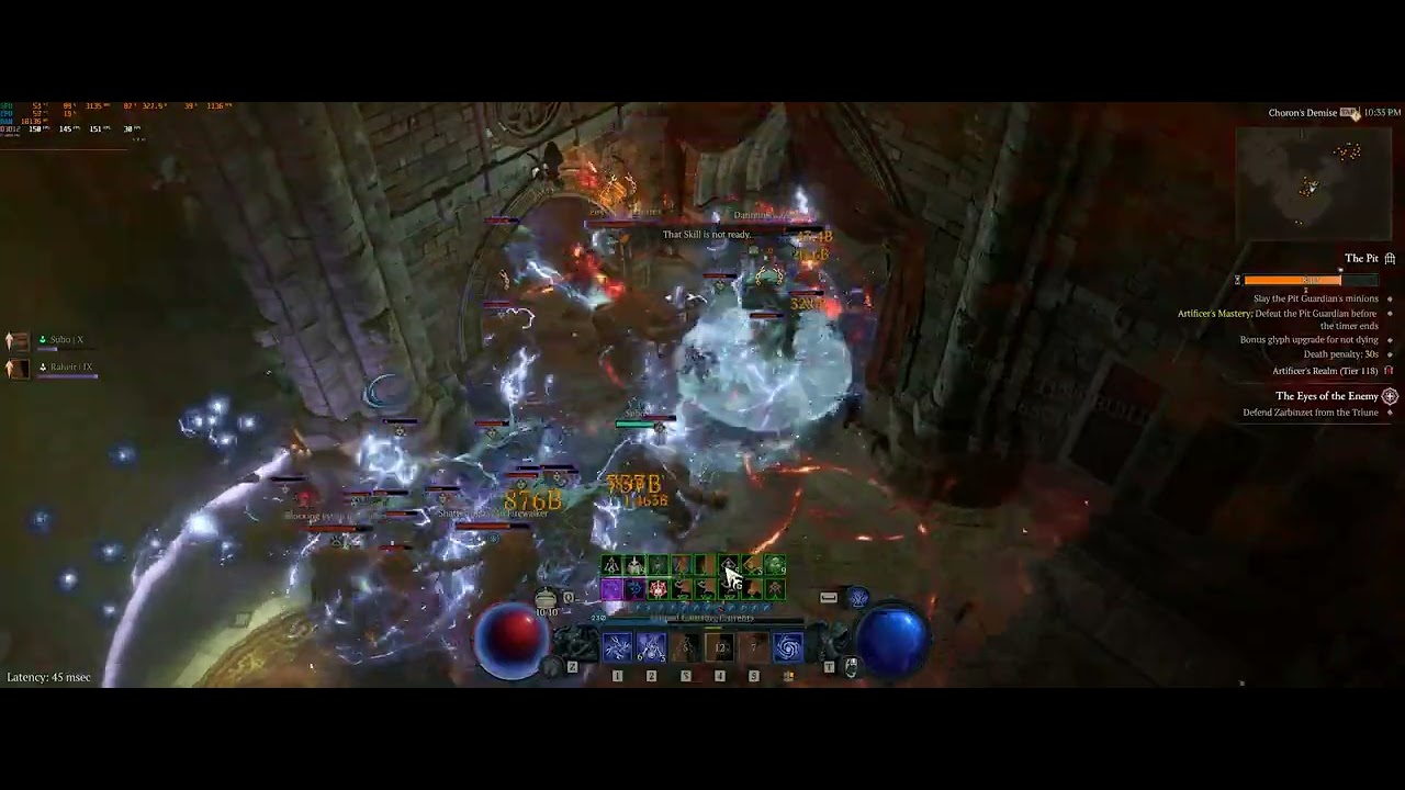 Diablo 4 S10 PTR Pit tier 118 clear OP Super BL