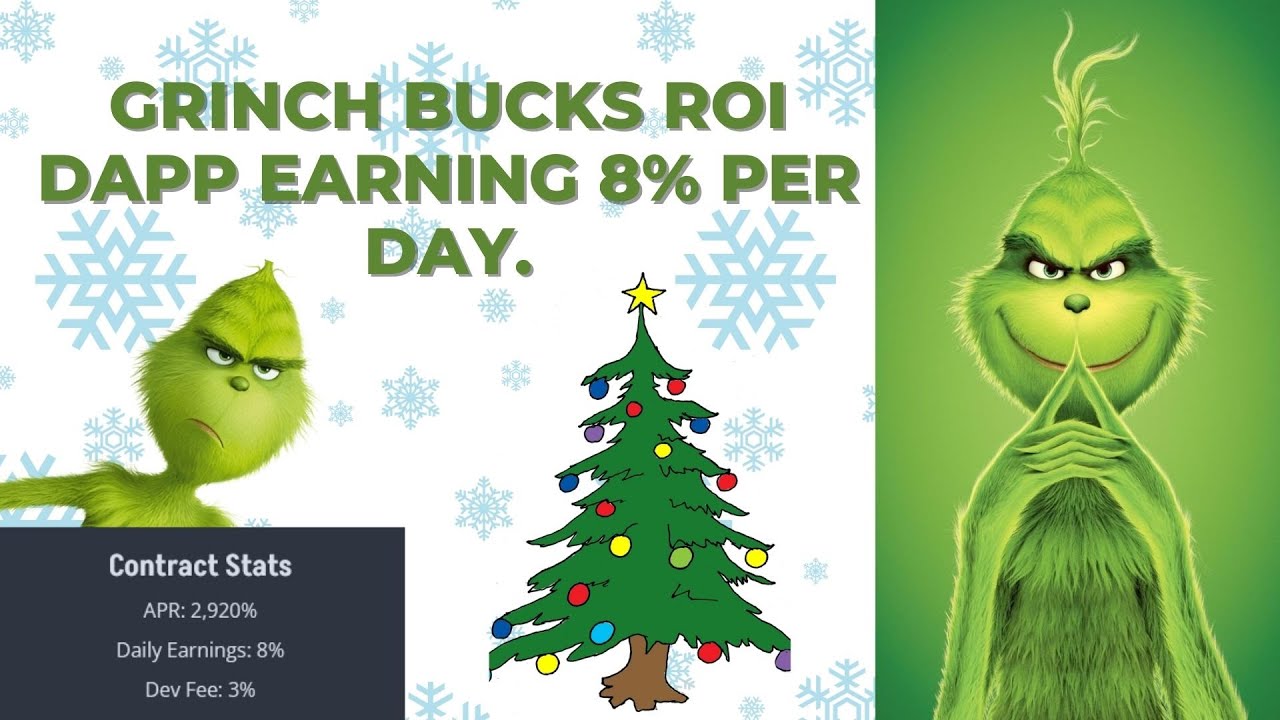 LAUNCHING IN 25 MINUTES GET IN EARLY | GRINCH BUCKS 8% Daily ROI