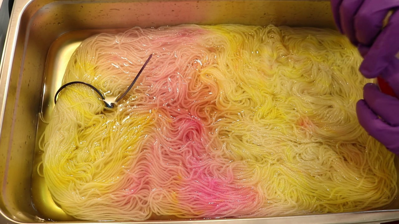 Leave No Dye Behind - Layering Fluorescent Acid Dye Colors on Yarn