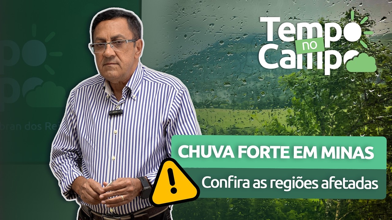 Chuvas em Minas!  Tempo no Campo – 26 de fevereiro a 04 de março