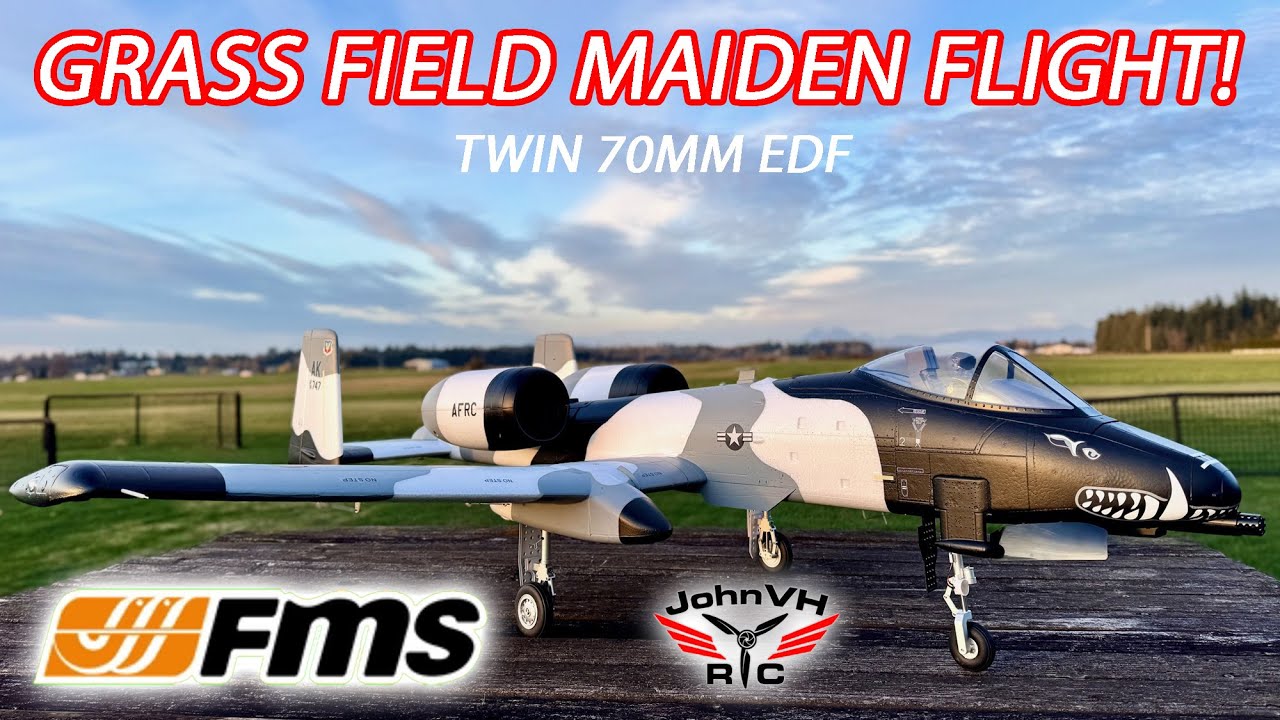 FMS EDF Jet Twin 70mm A‑10 Thunderbolt II V2 PNP — ПЕРВЫЙ ПОЛЁТ! Обзор @fmsmodelRC