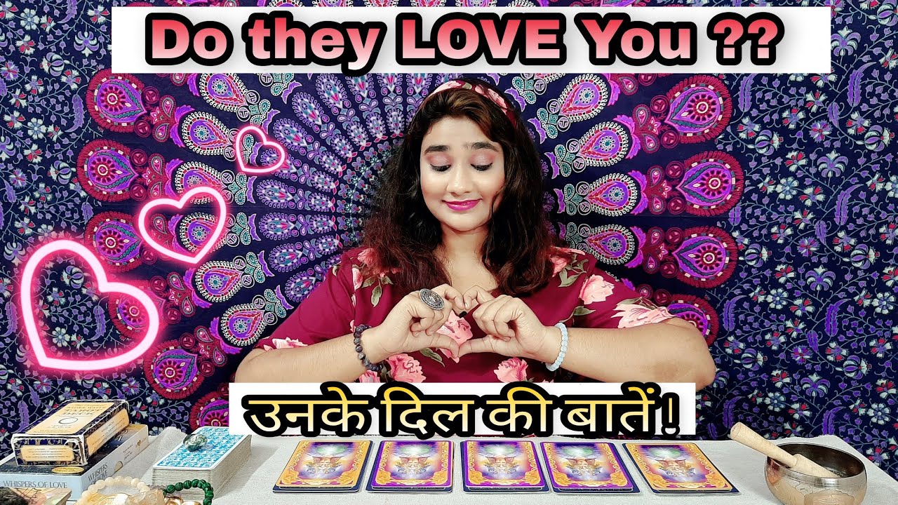 Hindi Tarot - Do they Love You 😍His/her true feelings tarot | Pick a card love reading Hindi 💌