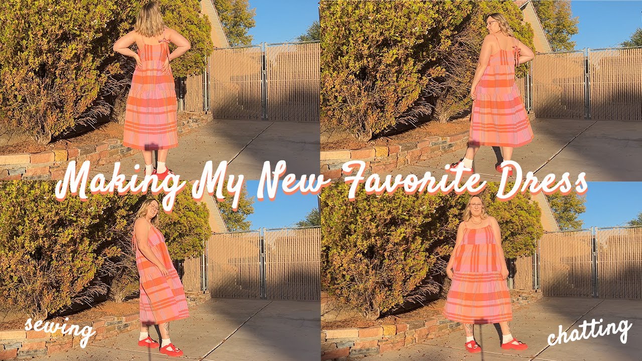 Making My New Favorite Dress | Sewing Vlog