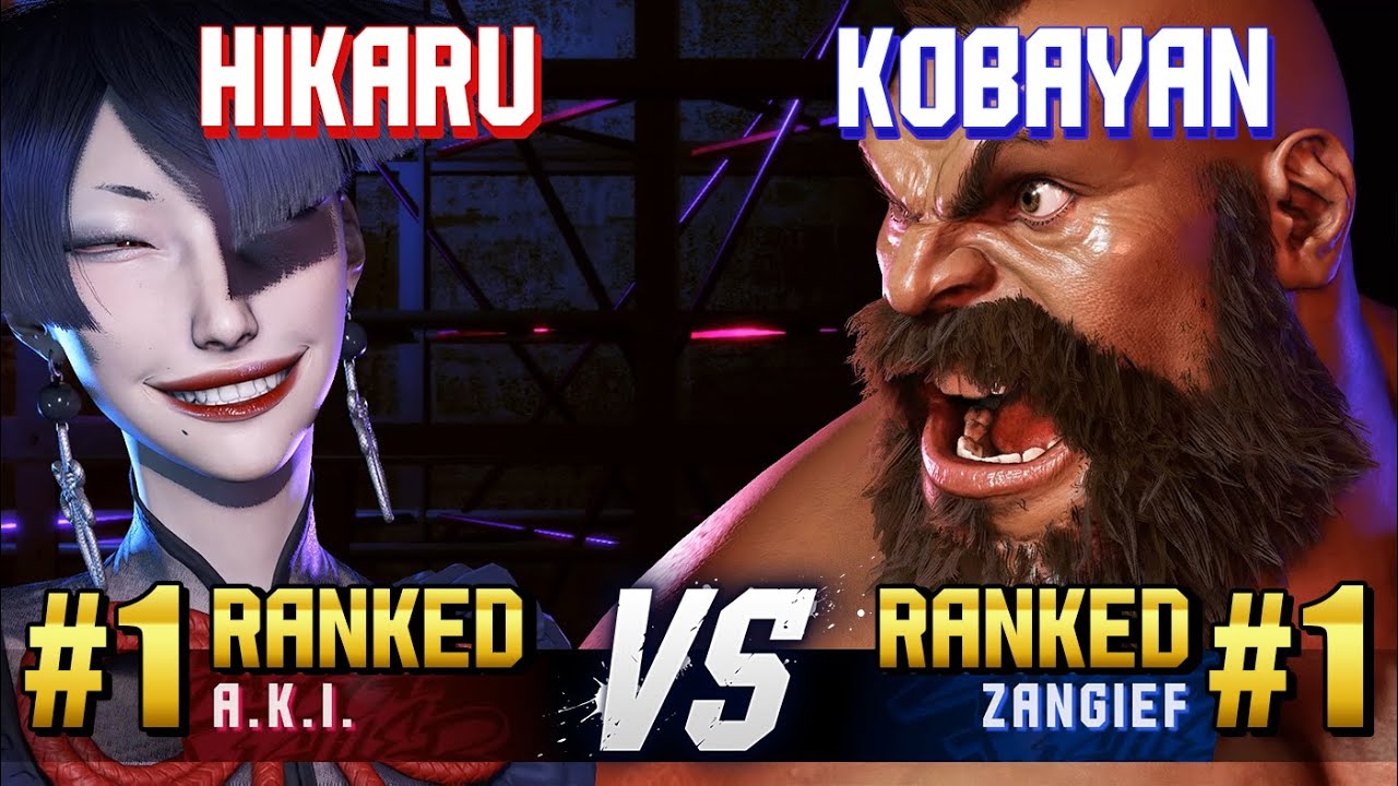 SF6 ▰ HIKARU (#1 Ranked A.K.I.) vs KOBAYAN (#1 Ranked Zangief) ▰ High Level Gameplay
