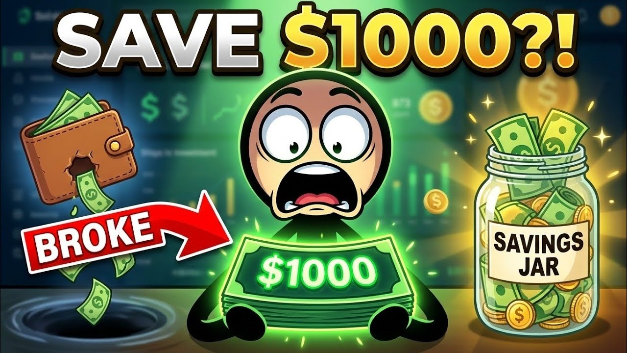 Stickman Shows How to Save $1000 This Month.