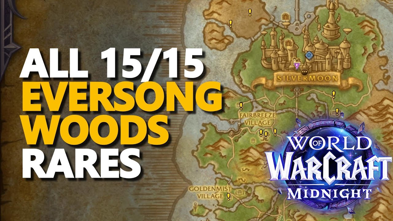 All Eversong Woods Rares WoW