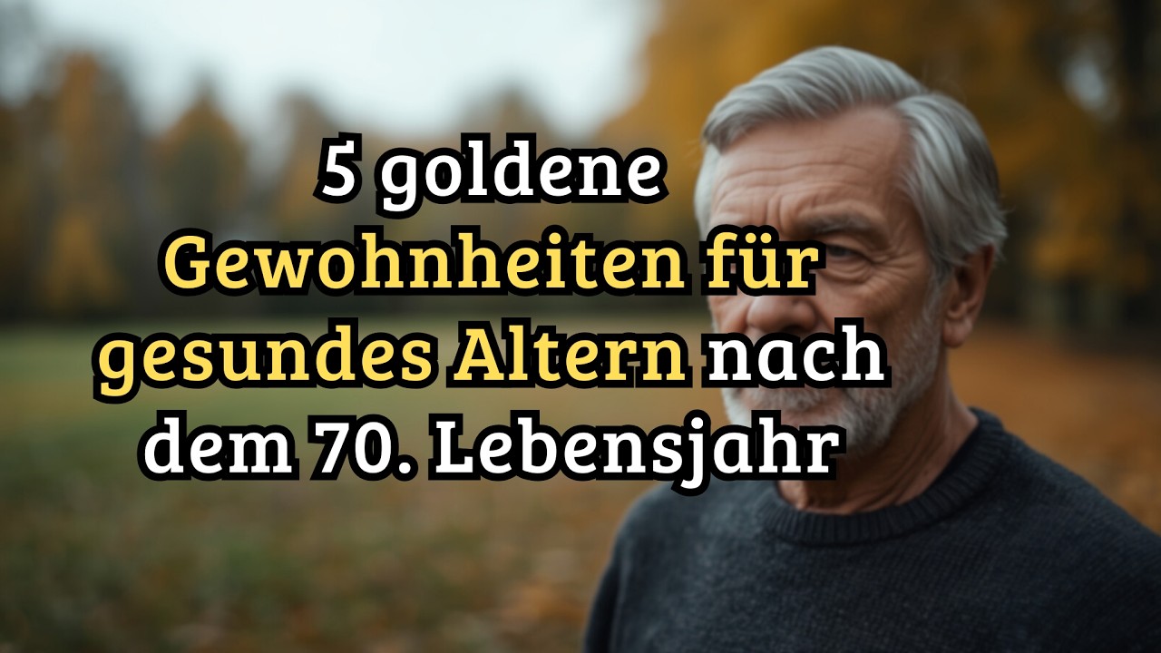 5 goldene Gewohnheiten für gesundes Altern nach dem 70. Lebensjahr und ein natürlich längeres Leben!