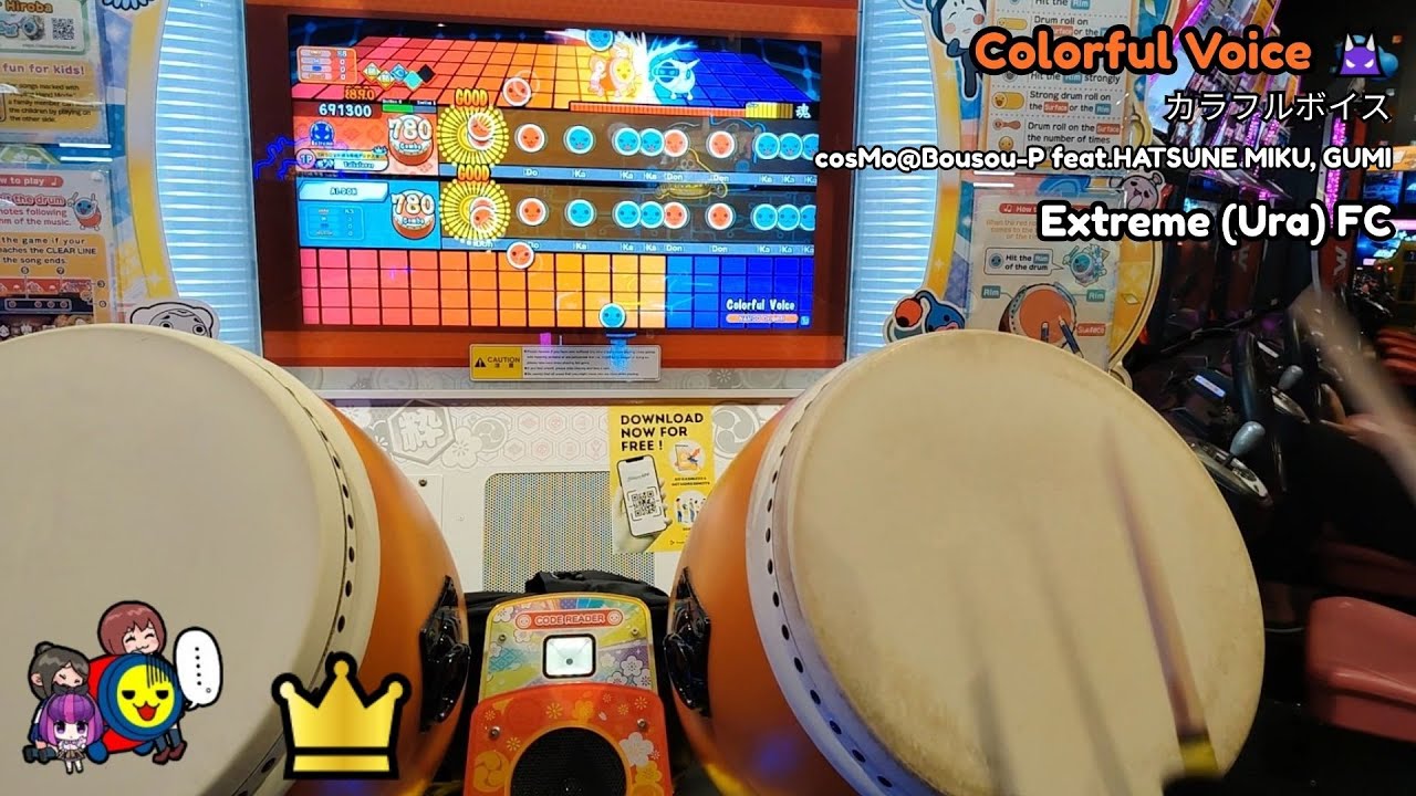 Colorful Voice Extreme (ura) FC (Taiko no Tatsujin)