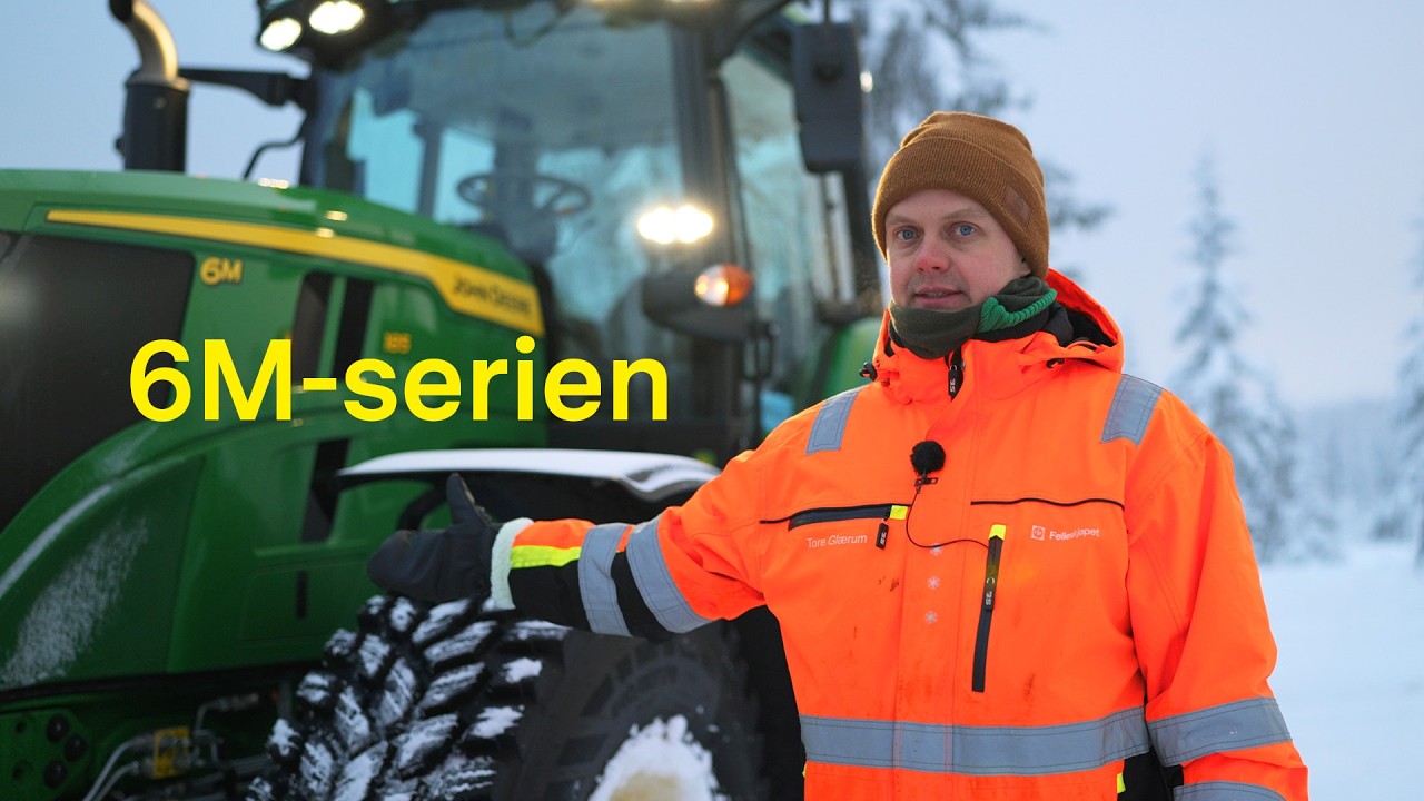 John Deere 6M: En allsidig traktor for entreprenørarbeid