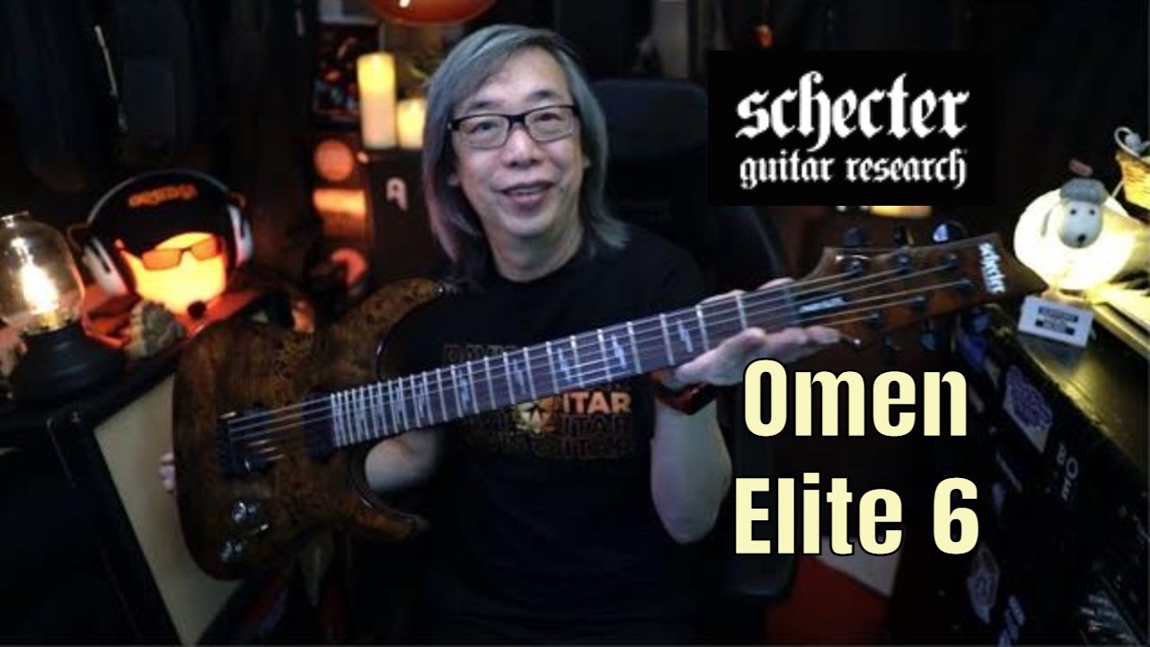 Schecter Omen Elite 6 Уголь