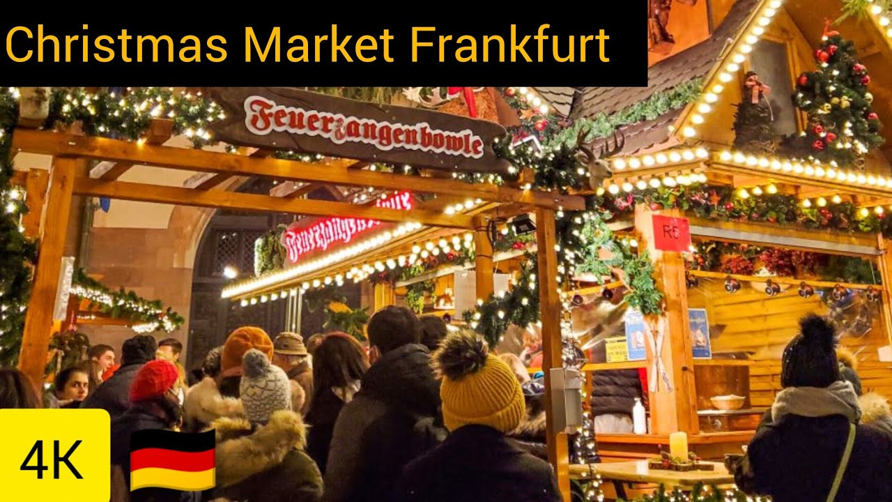 Frankfurt Christmas Market 2025 | Walking Tour | 4K Ultra HD City Walk | Germany | #walkingtour4k