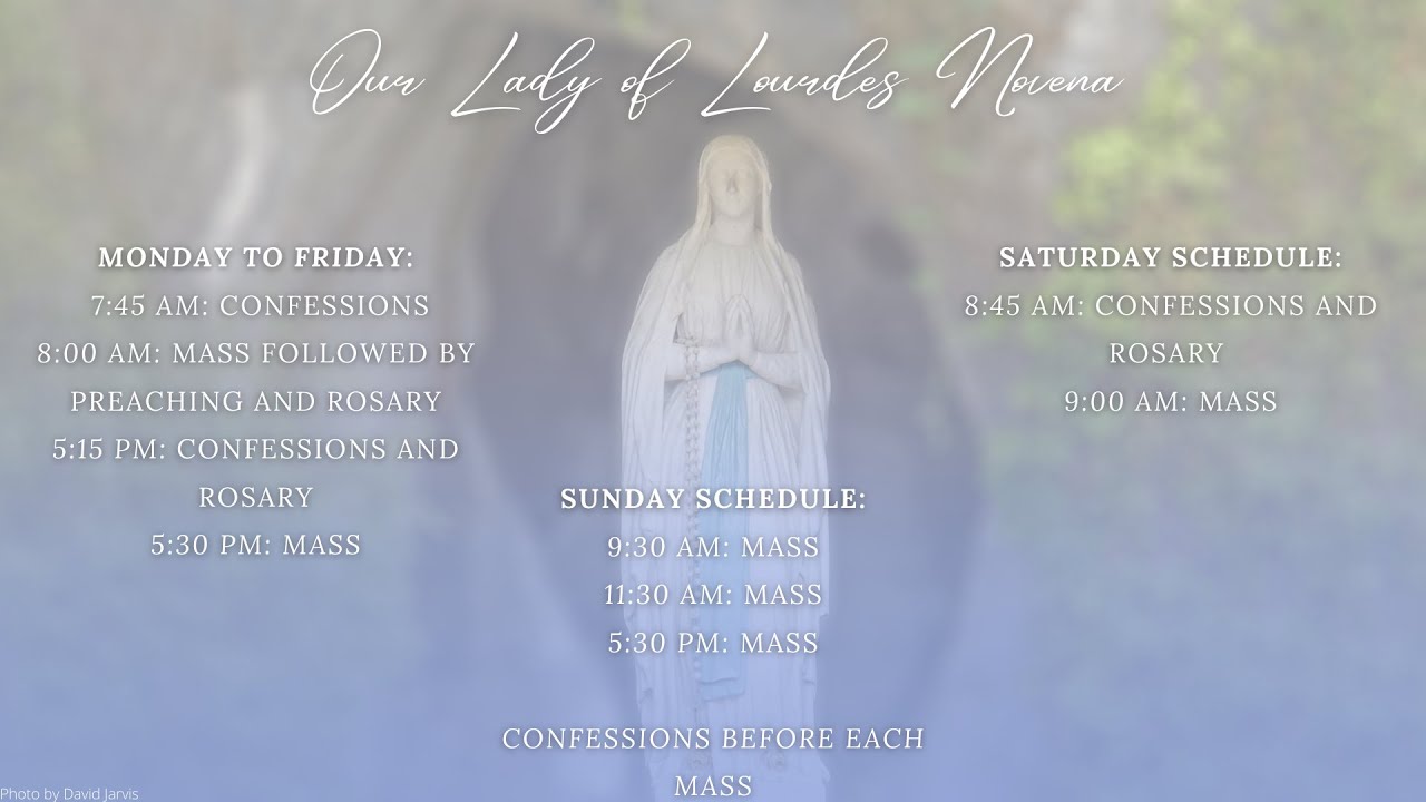 Our Lady of Lourdes Novena: Day 5 - February 7, 2026