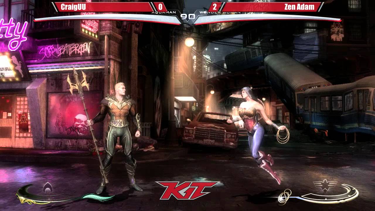 Injustice @ KIT15 - Zen Adam (Aquaman) vs CraigUU (Wonder Woman) [720p/60fps]
