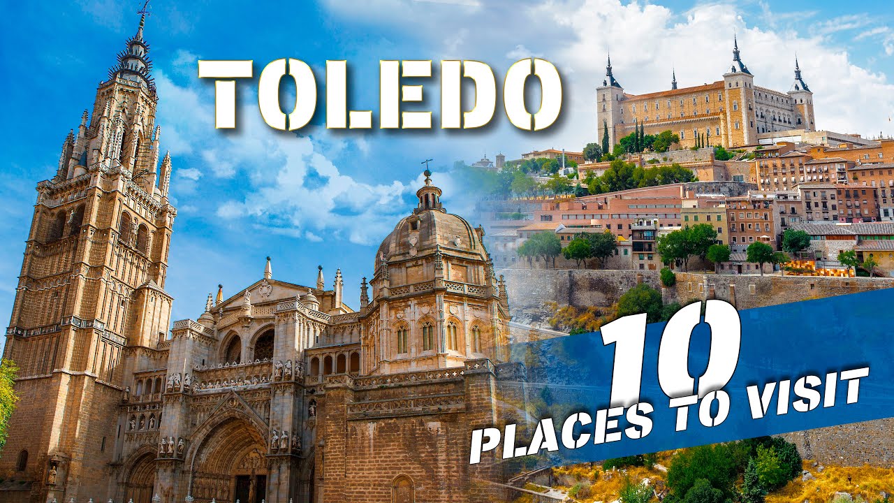 Toledo Spain top places to visit. Beautiful Ancient Cities 4K 50p