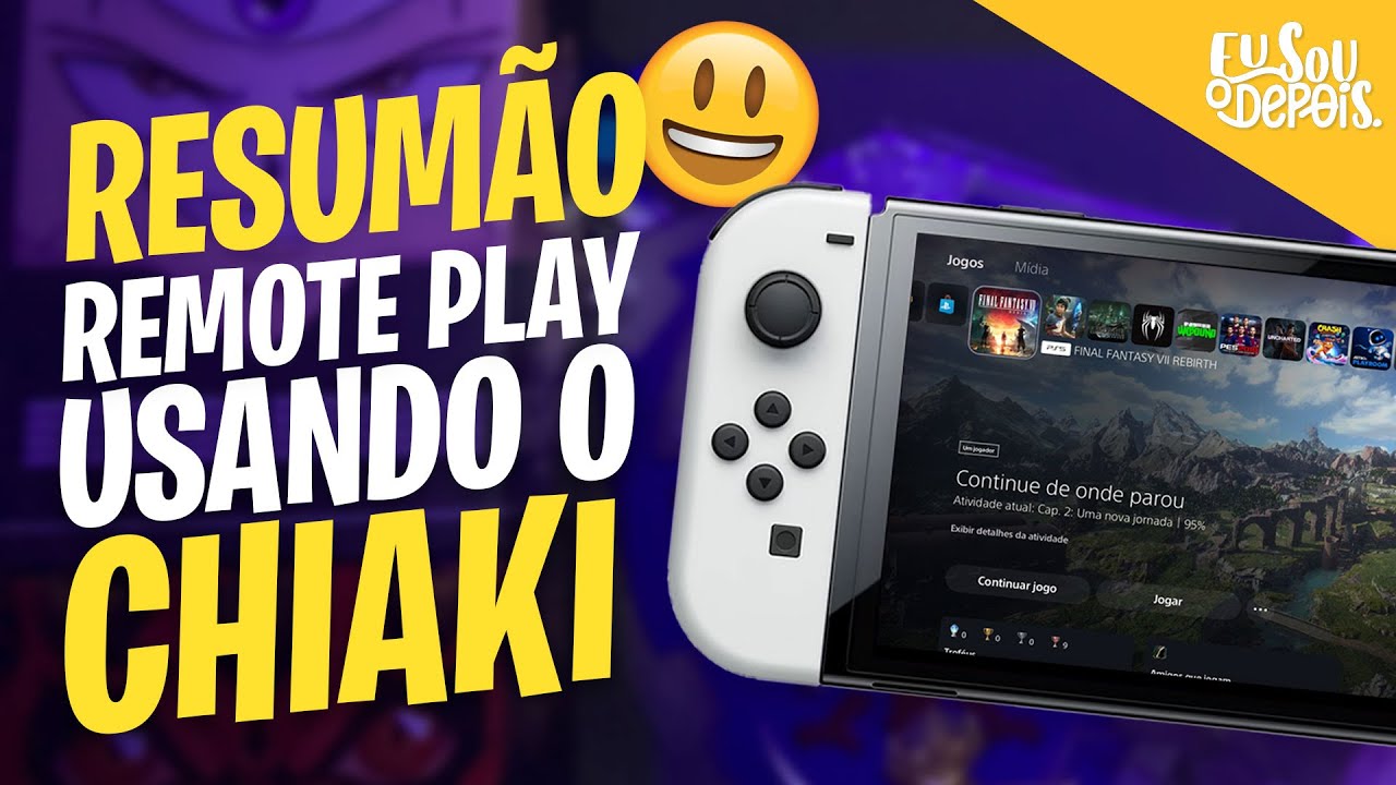 [VERSÃO RESUMIDA] REMOTE PLAY SWITCH COM CHIAKI #nintendoswitch
