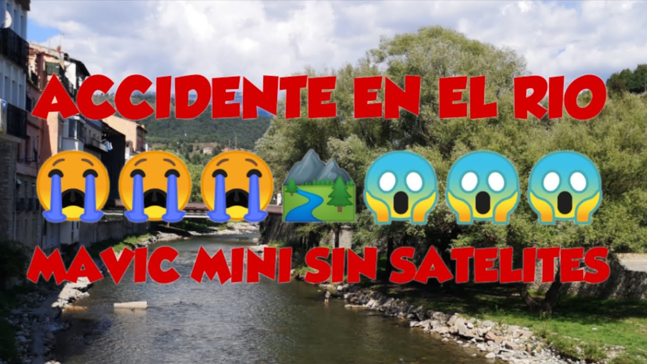 ACCIDENTE CON MAVIC MINI! CAY&Oacute; AL RIO! Y LO RECUPERO BIEN MOJADO!!! 😣😣😣