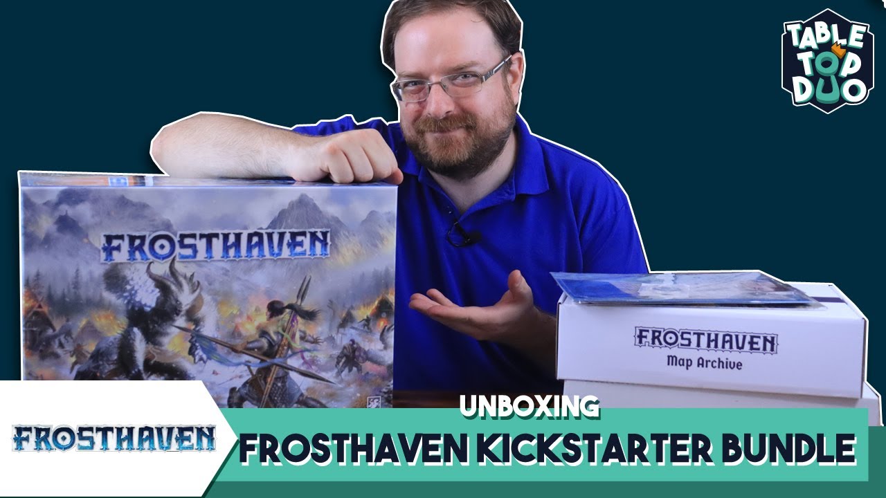 Frosthaven Kickstarter Unboxing (PLUS Frosthaven Bundle Content)
