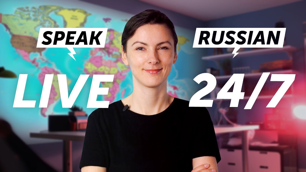 Speak Russian 24/7 with RussianPod101 TV 🔴 Live 24/7