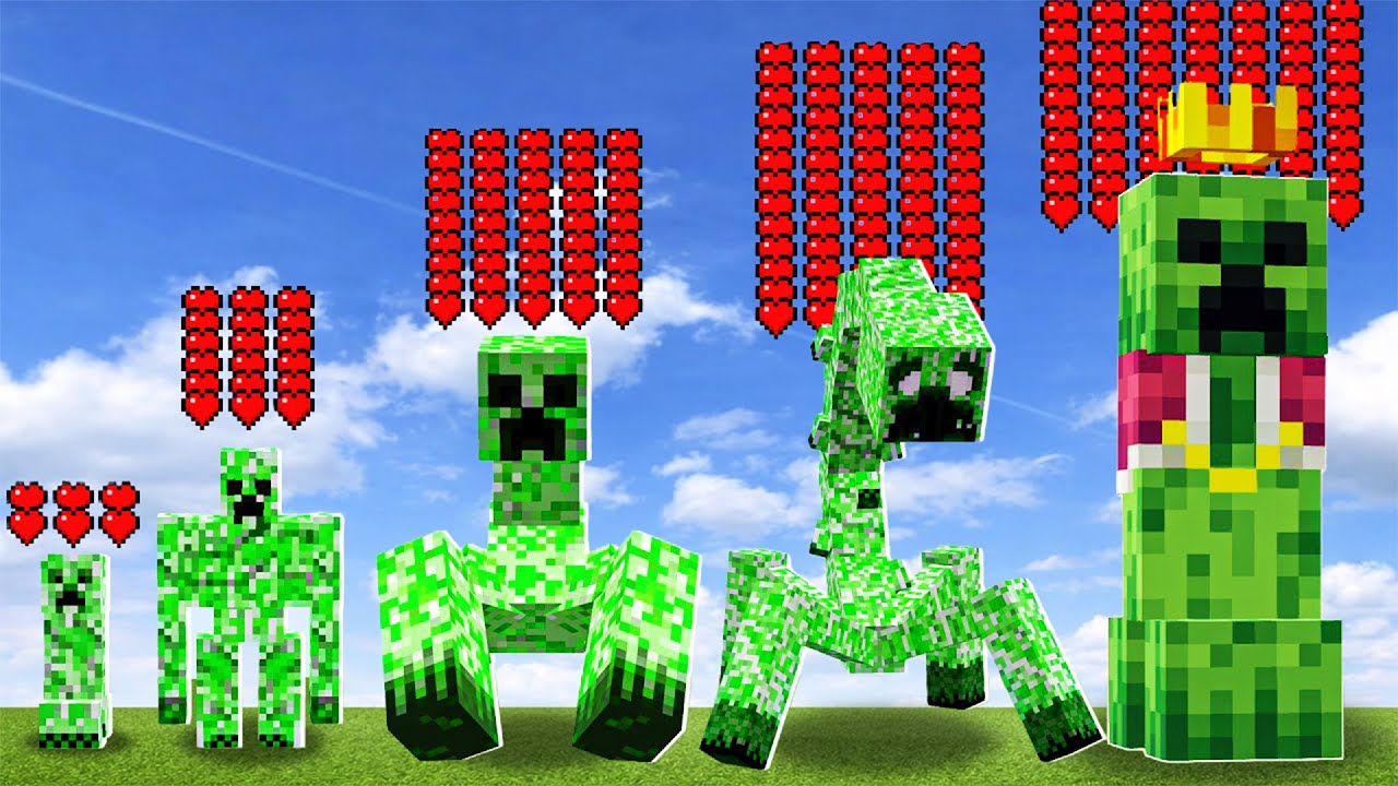 Which All Creeper Mutant mobs is immortal ?