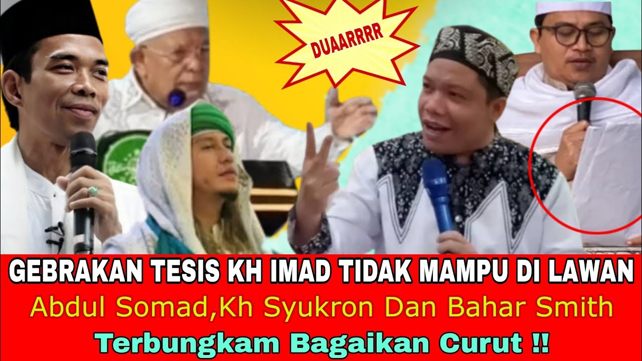 Gebrakan Kh Imaduddin 100% bikin Mereka Terdiam~Apakah Masih Berani ⁉️