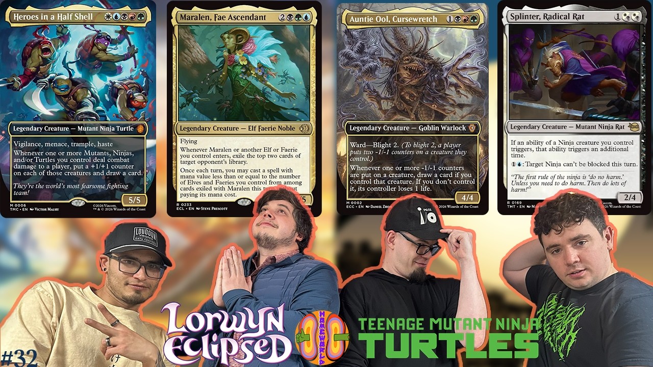 Magic The Gathering EDH #32 - Is TMNT better than Lorwyn???