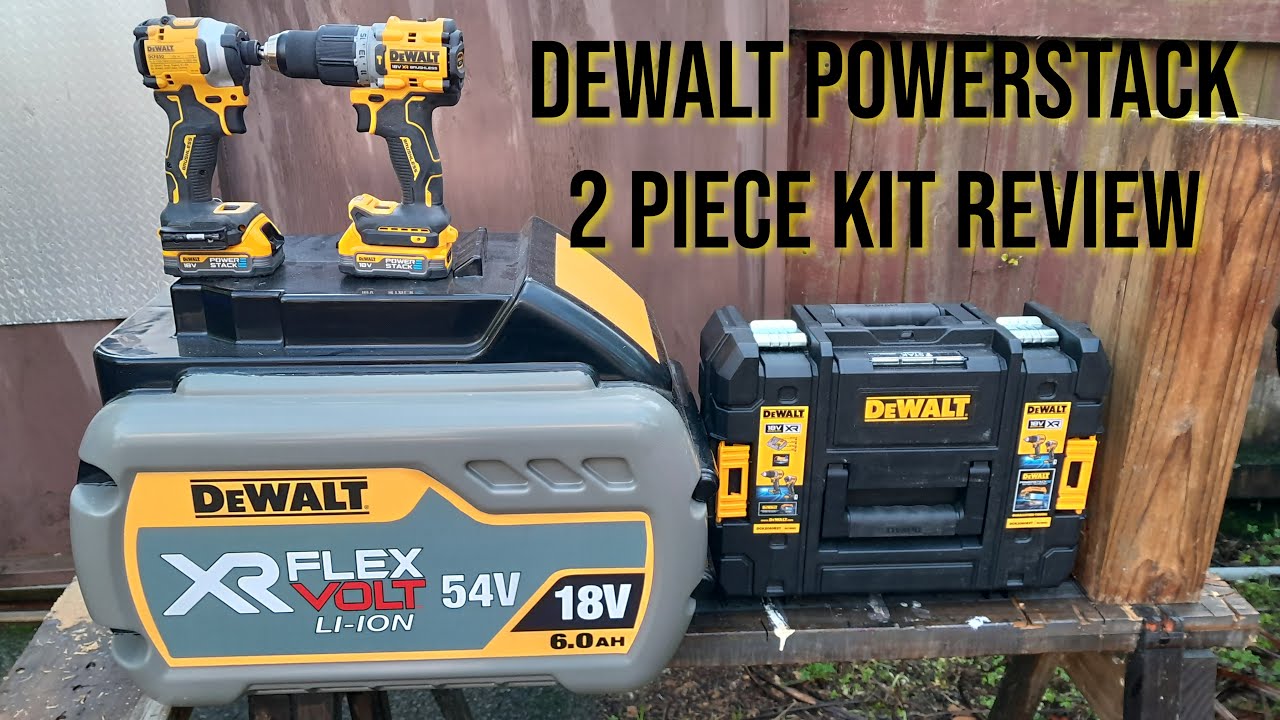 Обзор набора ударной дрели и шуруповерта Dewalt Powerstack ДЕЙСТВИТЕЛЬНО ЛИ POWERSTACK ЛУЧШЕ?