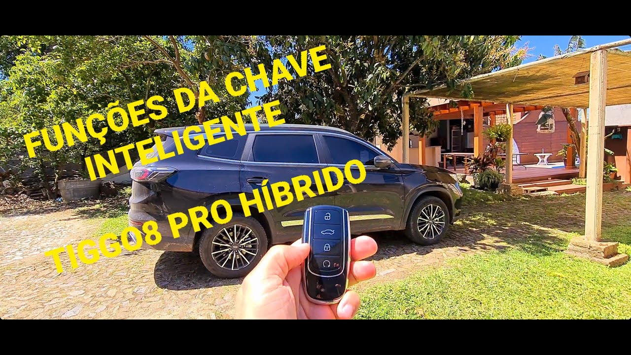 Funções Chave Inteligente TIGGO8 PRO HÍBRIDO #Ttiggo8 #caoachery #tiggo8pro