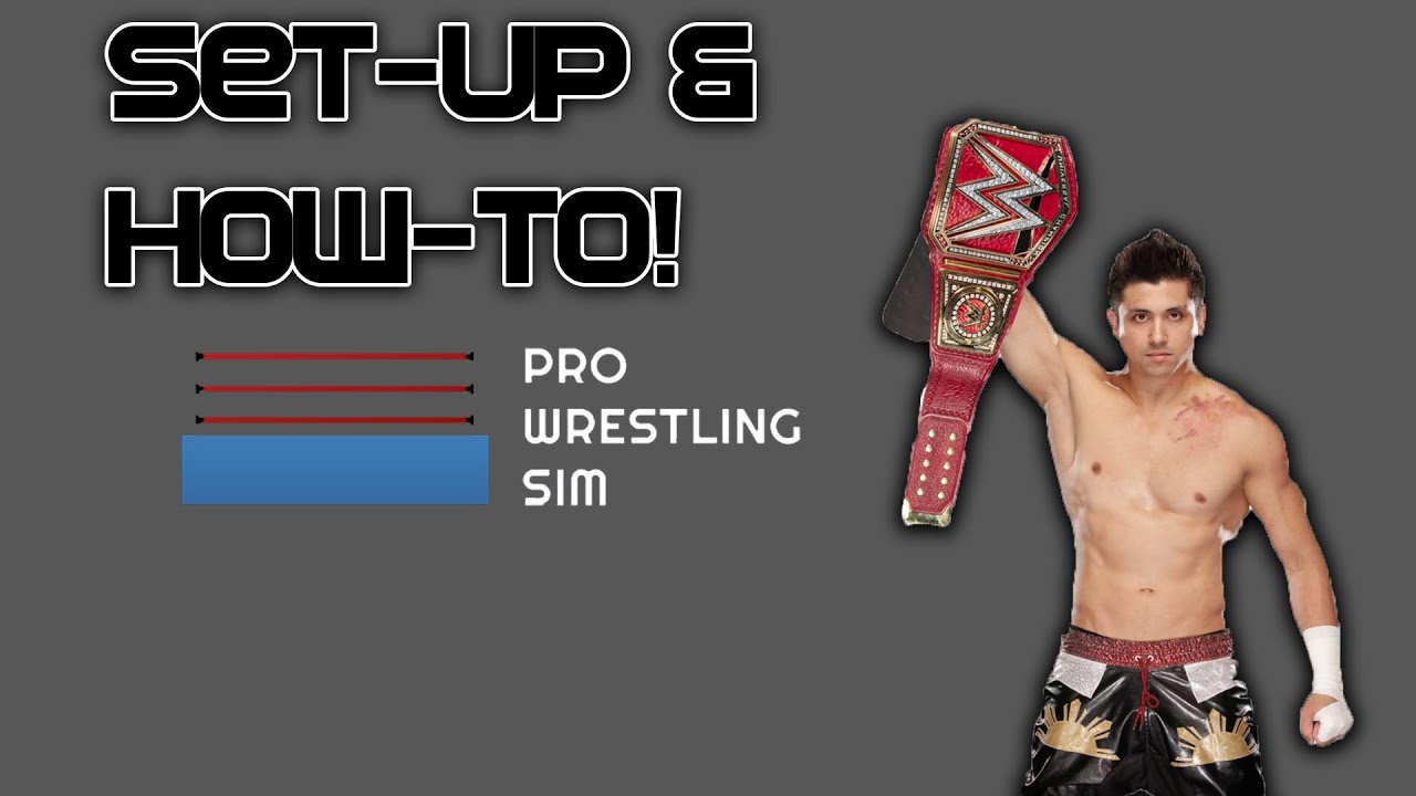 Pro Wrestling Sim Tutorial - How to Setup & Edit Database!
