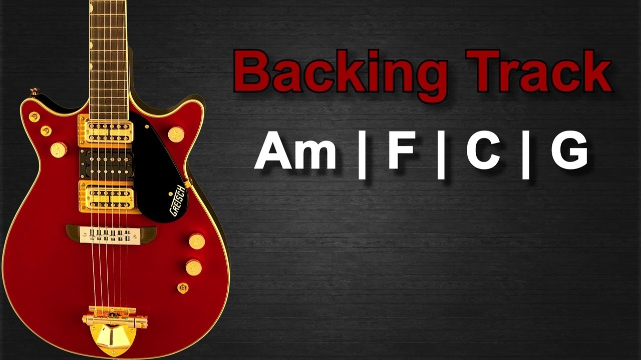 Hard Rock Guitar Backing Track in A Minor | 130 BPM |