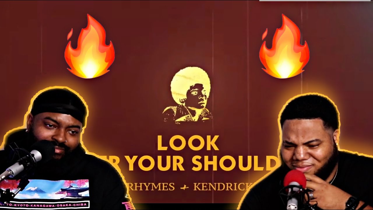 Busta Rhymes - Look Over Your Shoulder (Lyric Video) ft. Kendrick Lamar - (REACTION)