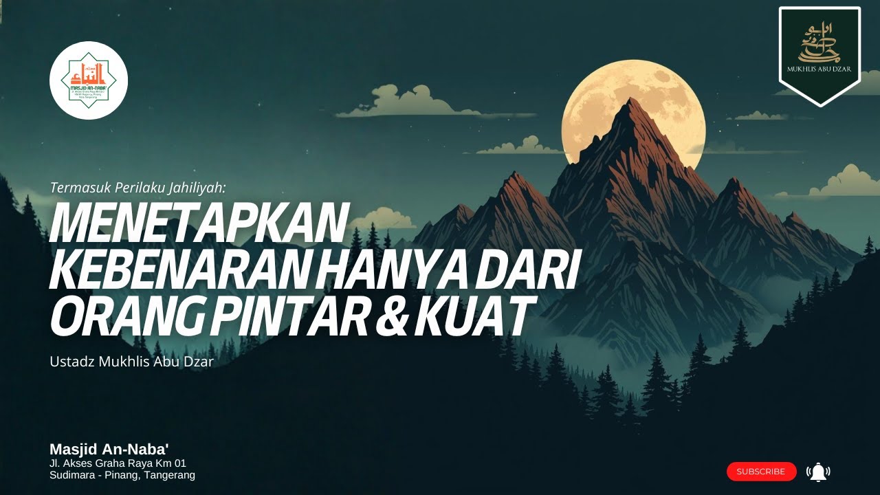 Berdalil Apa Yang Dilakukan Orang yang Lemah Bukan Suatu  Kebenaran~ Ustadz Mukhlis Abu Dzar