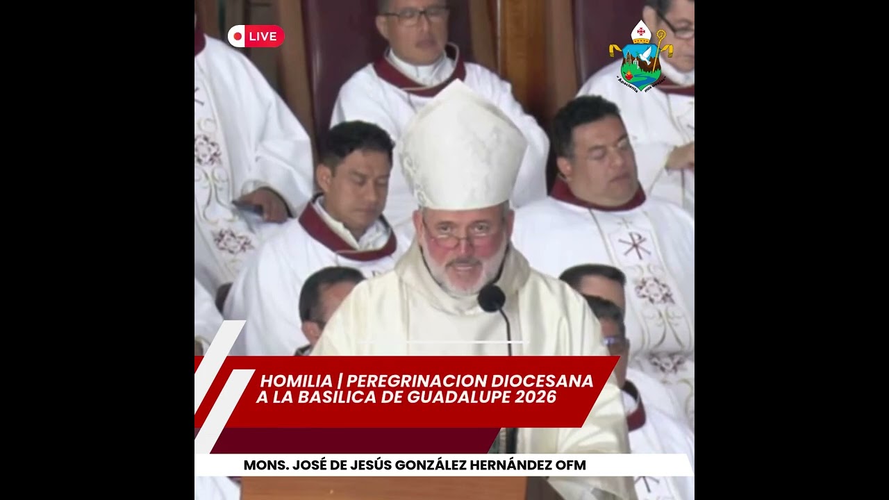 Homilia en la Peregrinación Diocesana a la Insigne y Nacional Basilica de Guadalupe 2026.
