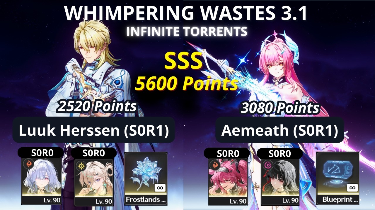 Whimpering Wastes 3.1 - Luuk Herssen | Aemeath - (SSS 5600 Points) | Wuthering Waves