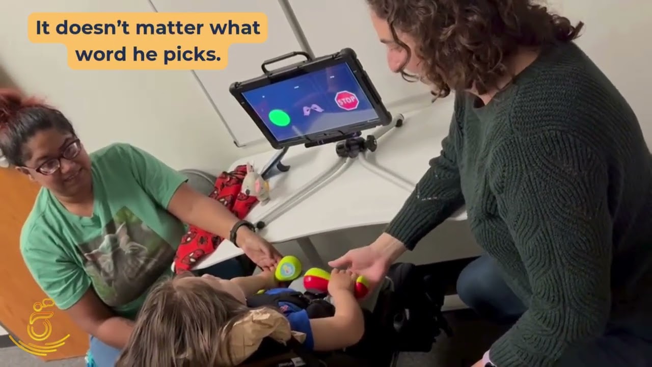 Introducing eye-tracking to 25-month old for the first time
