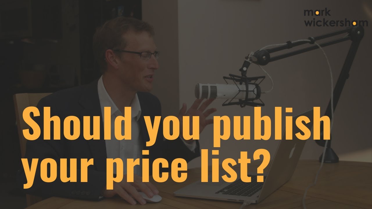 Should You Publish Your Price List?