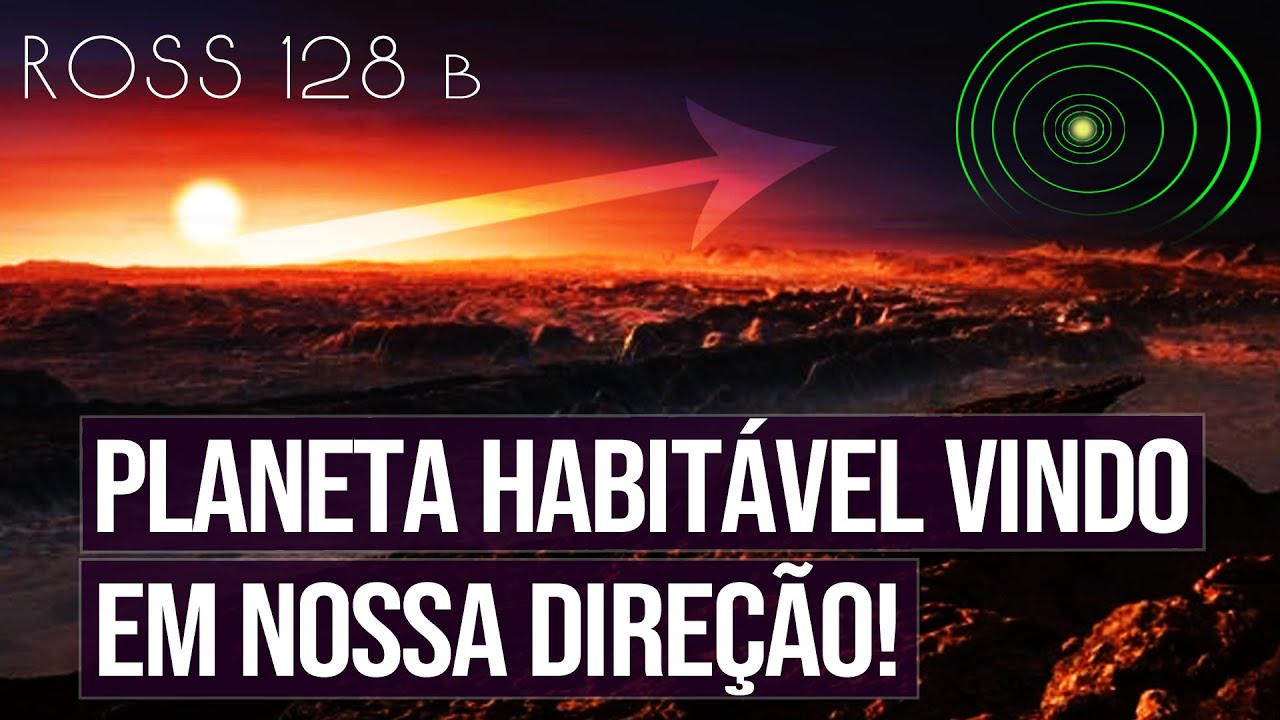 Planeta Habitável VINDO EM NOSSA DIREÇÃO (Ross 128 b)