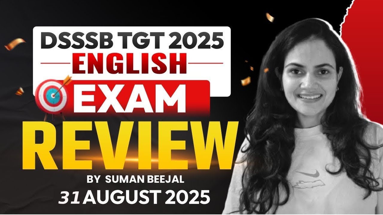 DSSSB TGT English 2025 Paper Review |Toughest Qs + Expected Cut Off | #dssbtgt #dsssb2025 |