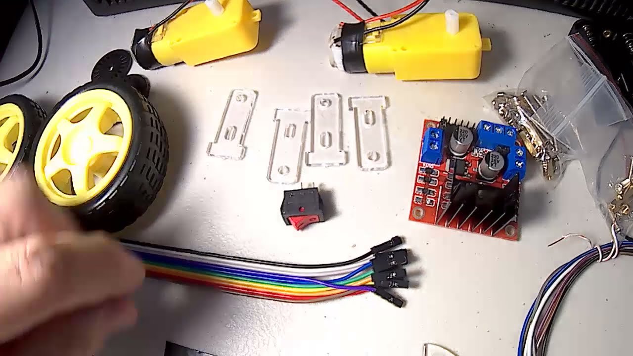 1.- Armado de un Robot Seguidor de Línea. Parte 1 (Motores)