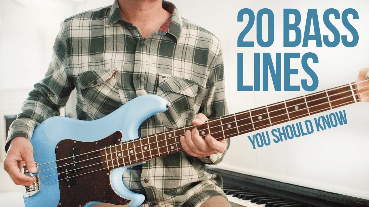 20 Bass Lines You Should Know - 20 Recognizable Bass Lines