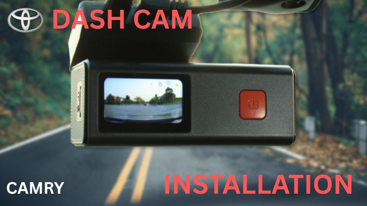 How to Install Dash Cam and Wire Fuse Tap On Toyota Camry - Part 1: Front Cam