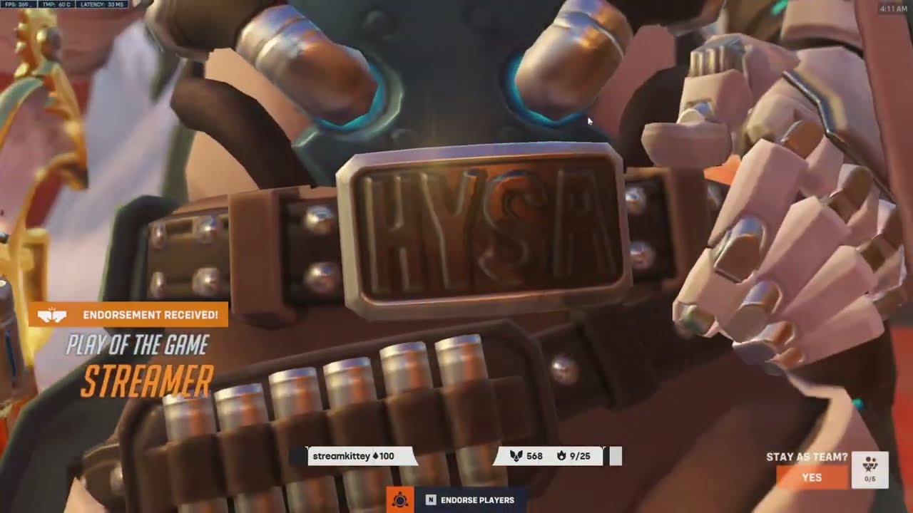 POTG! GALE CASSIDY SEASON 10 TOP 500 GAMEPLAY OVERWATCH 2