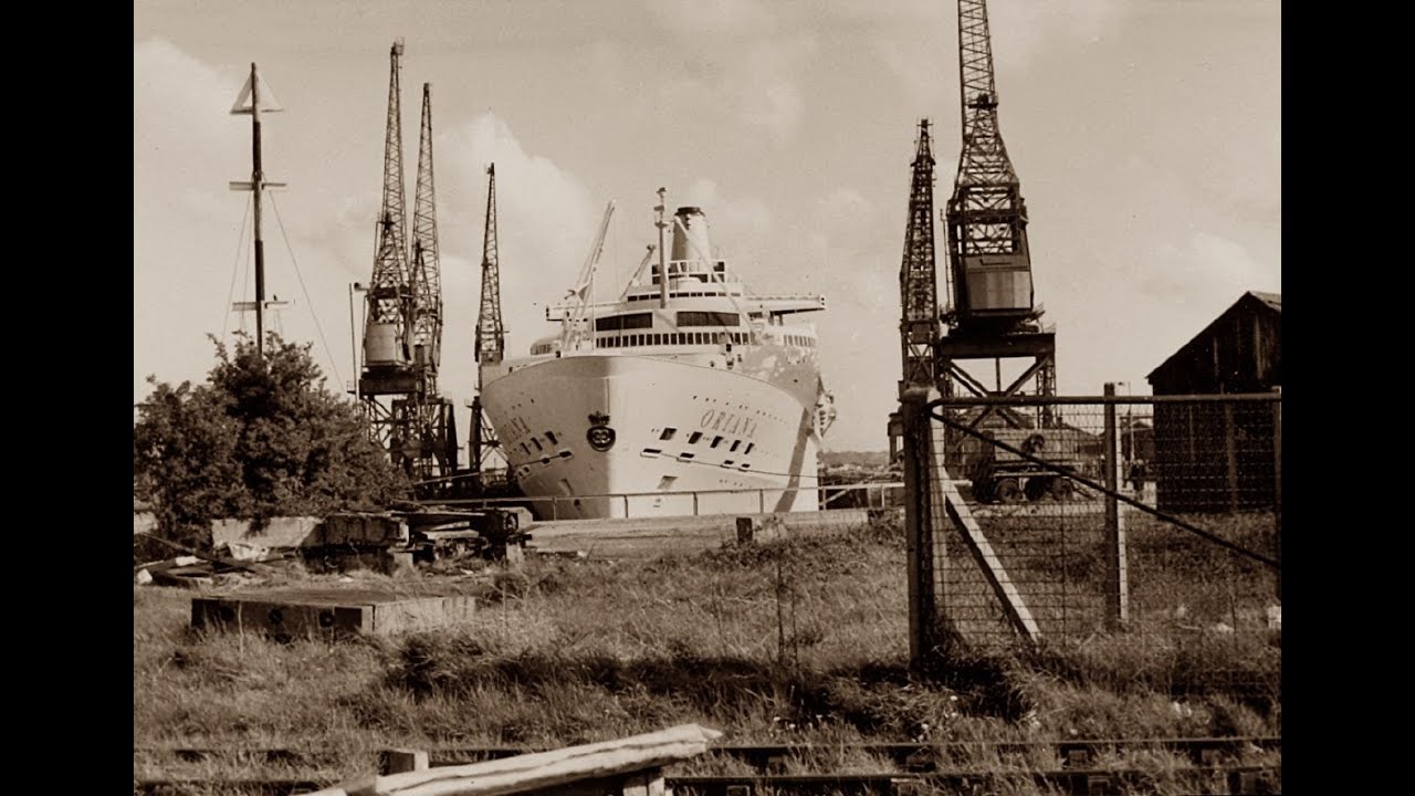 s.s. Oriana  - Her Maiden Voyage - P&O Orient Line - Original footage
