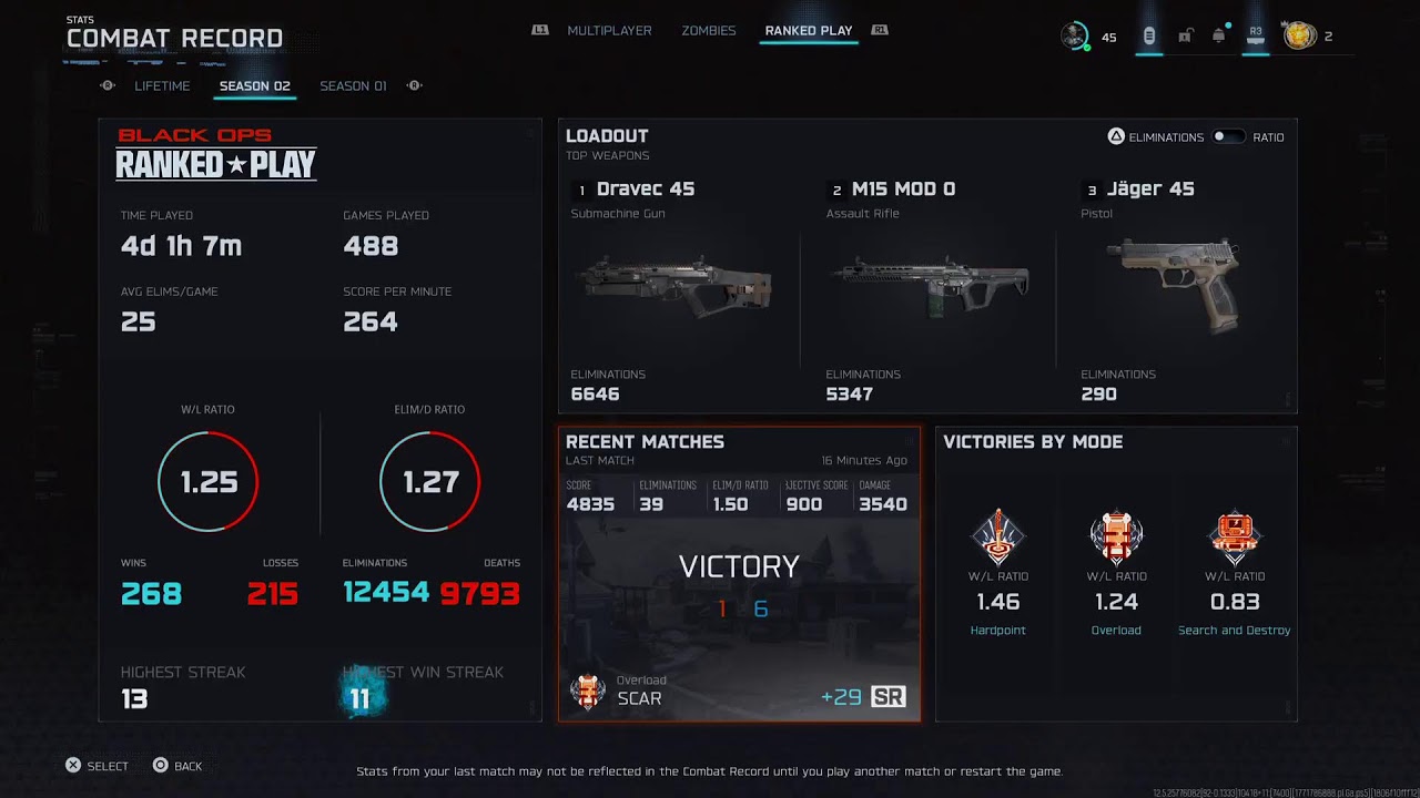 BO7 Ranked Ex t250 boosting