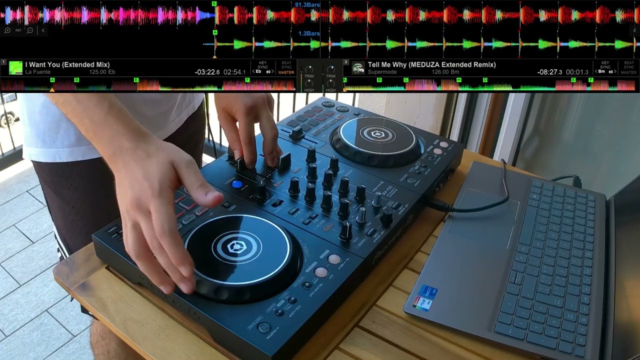 DJ MIX TECH HOUSE - DDJ 400 (James Hype, Boris Brejcha, La Fuente)
