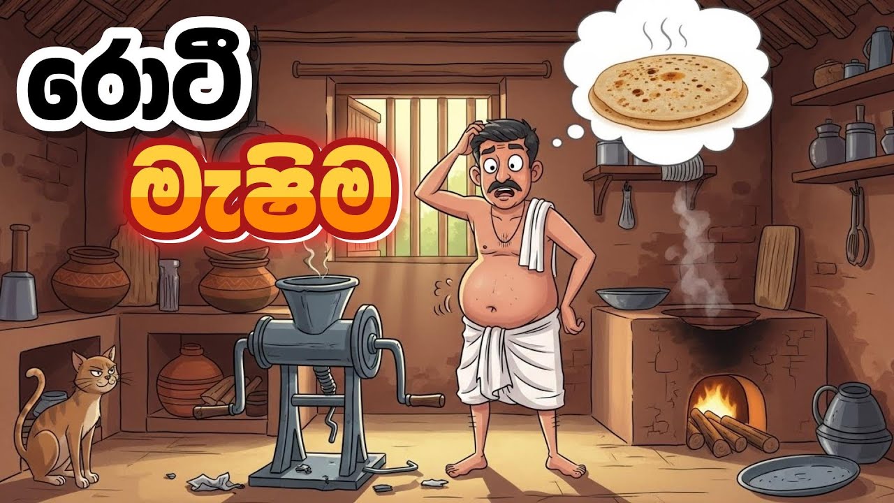 රොටී මැෂිම| Roti Mashima| Sinhala Cartoon | Cartoon Katha| Lama Kathandara #cartoon #lamakatha